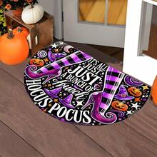 1PC Diatomite Absorbent Pumpkin Welcome Doormat, Festival Decorative Small Area Rug, Indoor Outdoor Floor Mat For Front Door & Kitchen, Home Decor For Christmas & Halloween - A - View 3