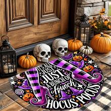 1PC Diatomite Absorbent Pumpkin Welcome Doormat, Festival Decorative Small Area Rug, Indoor Outdoor Floor Mat For Front Door & Kitchen, Home Decor For Christmas & Halloween - A - View 6