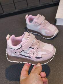2026 New Baby Walking Sports Shoes, Comfortable Lightweight With Magic Tape Closure, Suitable For Multi-Purpose Wear - Pink - View 9