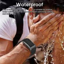 SENBONO Unisex Screenless Smart Band, Heart Rate Monitoring, Women's Menstrual Cycle Reminder/Sedentary Reminder/24-Hour Monitoring/Sleep Monitoring, Step/Calorie/Distance Tracking, APP Data Sync & View - View 4