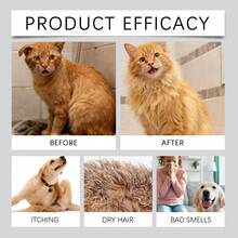 Pet Cleaning Mousse, Gentle Formula Non-Irritating Daily Deodorizing Moisturizing Pet Shampoo, Can Solve Pet Odor Problems, Keep Pets Fresh For A Long Time After Bathing, Suitable For Cats And Dogs, Household Pet Essential, Convenient And Fast, Warm Holiday Gift For Family And Friends - 30ml - View 10