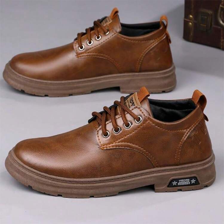 GAN AI Men Sneakers - Brown - View 1