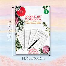 1pc Mandala Theme Tracing Notebook For Adults And Seniors, Suitable For Beginners And Zero-Based Learners - Single Piece - View 9