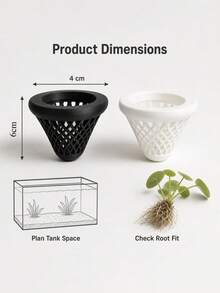 Aquarium Floating Plant Basket,Hanging Pot For Fish Tank Plant,Fish Tank Water Plant Cultivation Holder For Aquatic Growing, Betta Hydroponic Tool - Multicolor - View 7