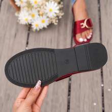 Women Home Slippers - Wine + Rose Champagne + Black - View 3