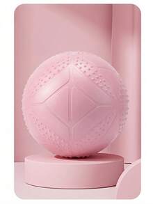 1pc Non-Slip Diamond Texture Pilates Yoga Ball, For Core Training And Lower Abdominal Sculpting, Aesthetic Anti-Burst Fitness Ball - Multicolor - View 9