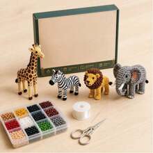 1 Set DIY 3D Animal Beaded Embroidery Kit, Bird Beaded Handmade Craft With Instructions, Cute Beaded Art Handmade Bird Gift, Suitable For Beginners And Craft Enthusiasts - Multicolor - View 4