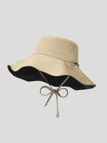 1pc Women's Sun Hat, Bucket Hat, Vacation Essential, Beach Hat ...