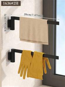 Kitchen Sink Organizer Rack Wall-Mounted Rotating Storage Rack Dishcloth Holder Towel Rack Sink Draining Rack No-Drill Bathroom Towel Bar Suitable For Home Kitchen And Bathroom Kitchen Supplies Kitchen Accessories Kitchen Tools - Style B - View 13