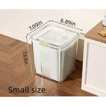 Large Capacity Pet Food Storage Container, Airtight Moisture-Proof Cat/Dog Food Storage Canister, Moisture-Proof Household Food Storage Box - 20L - View 3