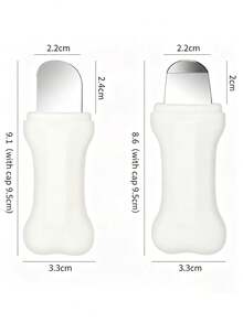 1/10pcs Portable 304 Stainless Steel Facial Blackhead Cleansing Scraper, Bone Shape ABS Handle Skin Pore Cleaner, Mini Travel Size Face Cleansing Spatula For Home Skincare & On‑The‑Go Beauty Routine - Multiple Styles - View 9