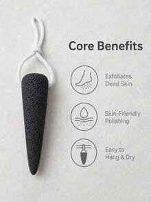 Pumice Stone For Feet/Hands/Body, Natural Lava Pumice Stone For Dead Hard Skin Removal, Foot Scrubber, White Callus Remover, Foot File For Men/Women For Exfoliation(Grey) - Multicolor - View 7