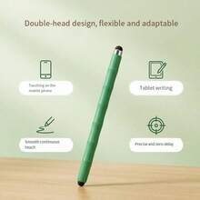 Creative Bamboo Capacitive Pen For Mobile Phones, Tablets, And General Drawing And Handwriting Use. Touch Pen For General Writing. - Green - View 9