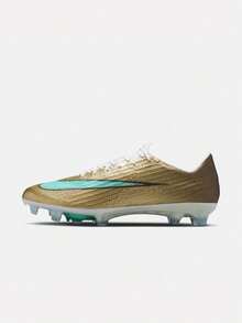 Nike Men's ZM SUPERFLY 11 ELITE FG KM Low-Top Football Boots IO3791-701 - Gold - View 1