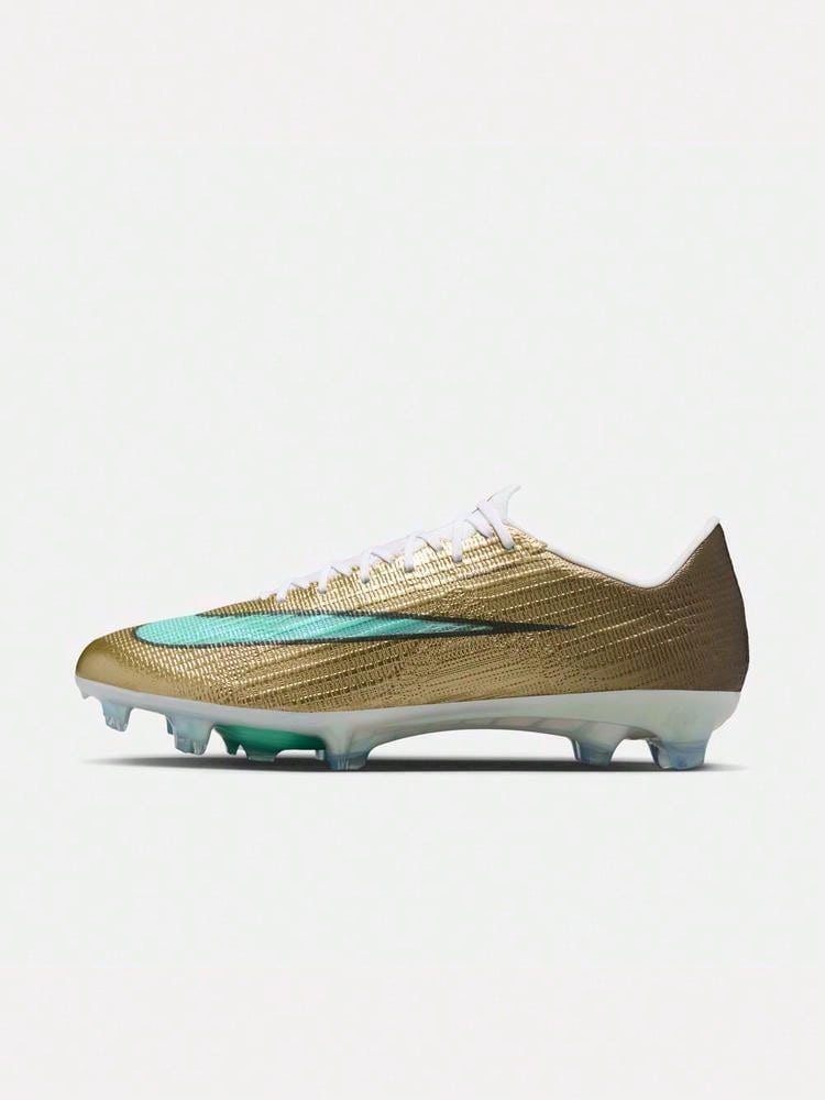 Nike Men's ZM SUPERFLY 11 ELITE FG KM Low-Top Football Boots IO3791-701 - Gold - View 1