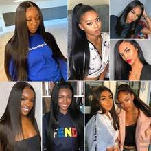 BINF 3Pcs Straight Human Hair Bundles 8‑30 Inch Virgin Remy Hair Weave Extensions, Natural Black Double Weft Hair For Halloween Party Cosplay Daily Styling - Natural Black - View 9