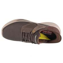 Skechers سكيتشرز Slip-Ins: Slade - Macklin 210890-CHOC أحذية رياضية رجالية، بني - بني - مشاهدة 3