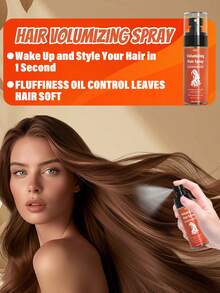Volumizing Hair Spray | Hair Styling Spray | Anti-Frizz Hair Spray | Volumizing Styling Spray, Contains Castor Oil And Hydrolyzed Fiber Protein, Non-Sticky, Long-Lasting Volume, Elasticity And Styling Power, Suitable For Halloween Costumes, 80ml/2.705fl.Oz - Formal Wear-4 - View 3