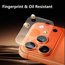 XINHONGYU 1pc 9H Nano Matte Lens Base Protector Film, Compatible With Phone 18 Pro Max/Phone 18 Pro/Phone 17 Pro Max/Pro/Air/17 Series, Anti-Fingerprint/Anti-Glare/Anti-Scratch, Precise Cut, Bubble-Free, Easy Installation, Compatible With Phone Cases, Supports Wireless Charging, Anti-Yellowing, High Definition Transparent, Durable Minimalist Camera Protection - 1pc - View 5