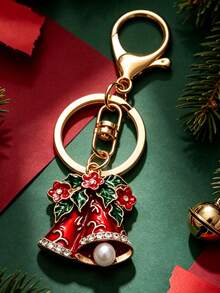 2026 New Christmas Bell Keychain, Christmas Gifts, Bag Charms, Car, Keyring, Purse Charms, Keychains For Backpack, Key Holder - Multicolor - View 5