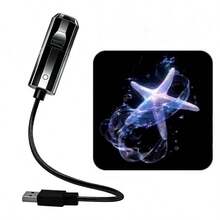 6 Patterns Projection Atmosphere Night Light: Butterfly, Starfish, Jellyfish, Whale Patterns Bedroom Romantic Projection Patterns Home Shoot Big Pictures - 6 Ocean Butterfly Patterns + Light - View 2