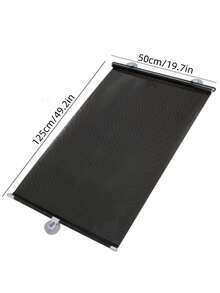 Roller Blinds - 1 Piece Black 50 X 125 cm With Free Suction Cup - View 2