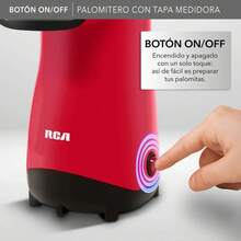 Rca Palomitero Con Tapa Medidora Rc-1025 - Rojo - Ver 8