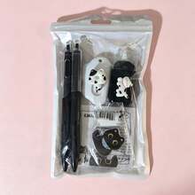 1 Set New Black Cat Theme Creative Cute Cartoon Stationery Set, Suitable For Office And School Use, Perfect Learning Reward - Sets - View 12