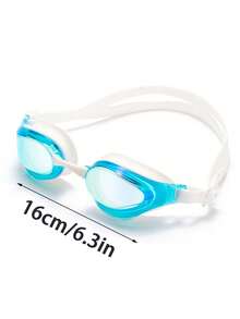 Adult Unisex High Definition Colorful Swimming Goggles With Adjustable Elastic Strap, Comfortable Fit Pool Training Gear, Includes Nose Clip And Earplugs, Swimming Sports Set - Pink - View 6