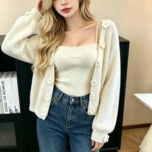 Women Two-Piece Outfits - Apricot - View 4