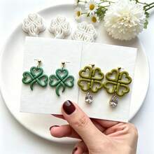 9Pcs Celtic Knot Clover Clay Cutters, Boho Vintage Shamrock Molds For Polymer Clay DIY Jewelry Making - 9pcs - View 6