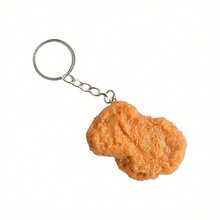 Realistic Fried Chicken Nugget Keychain, Simulated Food Bag Charm, Cute Pendant, Y2K Gothic Style Accessory, Graduation Gift For Women And Men, Teacher Gift, Halloween - Key Chain - View 6