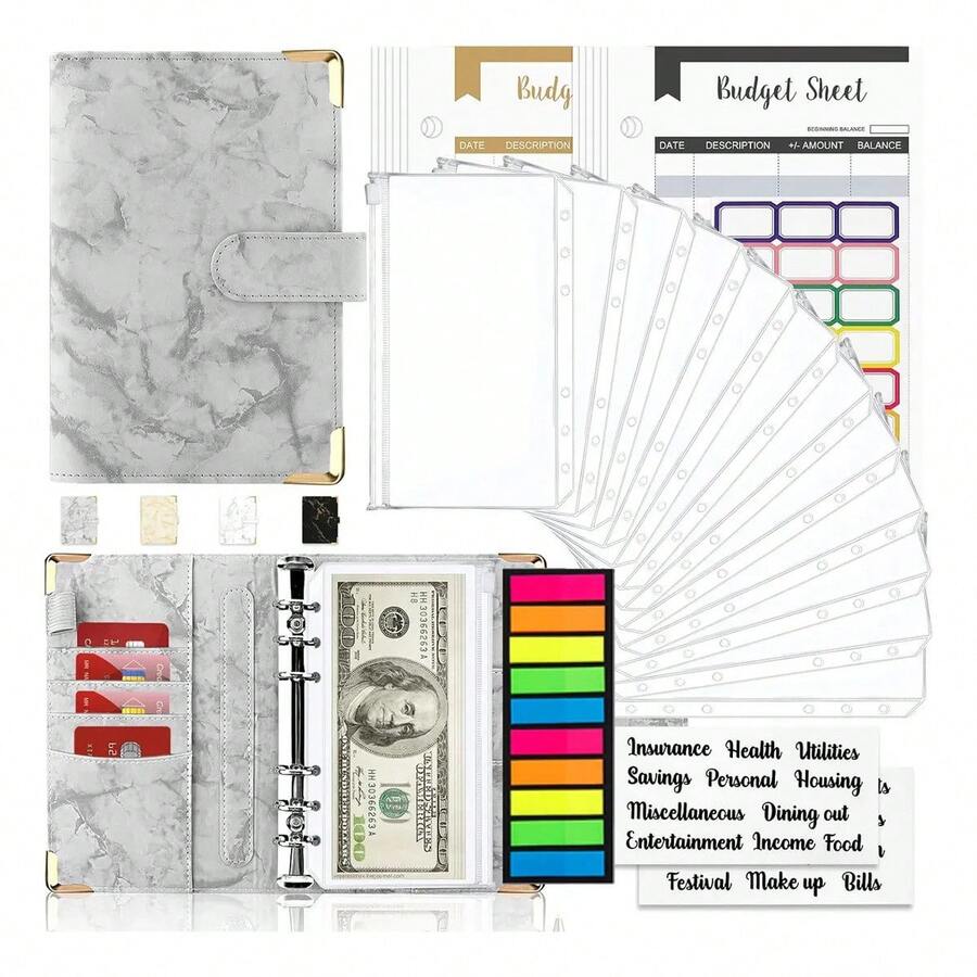 Accounting Ledger Book - Gray - View 1