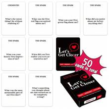 Couples Question Cards Let's Get Closer, Meaningful Conversation Starter Game, Romantic Interaction Cards, Suitable For Home Date Night, Strengthen Bond Between Partners, Portable Card Set, Sweet Surprise Gift For Partner - View 4