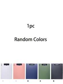 Thickened A4 Folding Folder, Horizontal And Vertical Clipboard, Multi-Color Document Storage Organizer, Office And Student Exam Paper Clipboard - A - View 10