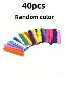 40pcs/Pack Key-Shaped Cable Ties - Colorful Transparent Material, Durable And Easy-To-Use Tool Accessories, Perfect For Tool Use, Dental, Teeth - Multicolor - View 13