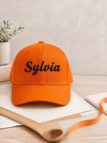 Custom Embroidered Baseball Cap, Personalized Name Duck Bill Hat, Sun Hat Street Sports Casual Hat, Unisex, Suitable For Birthday, Party, Holiday Gifts For Family And Friends, Private Name Customization - Green - View 5