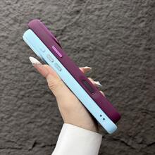 半透明色塊磁吸無線充電手機殼,彩色大窗鏡頭框全包防摔保護殼,清新溫柔風,適用 18 Pro Max/18 Pro/Duo/17 Air/18/17/16/15/14 Pro Max/13 系列,送給女生的吸睛禮物 - 藍色 - 查看 5