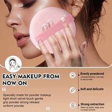 36 Pcs/1 PC Total Makeup Tool Kit, 20 Pcs Light Pink Makeup Brushes, 15 Pcs Makeup Accessories And Medium Single‑Handle Pink Letter Transparent Makeup Bag. Transparent Letter Bag Shows Inner Items, Single‑Handle For Convenient Travel Storage - Multicolor - View 10