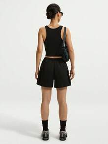 Nike 女款 AS W NK STREET UTL 梭織工裝短褲 IV5010-010 - 黑色 - 查看 6