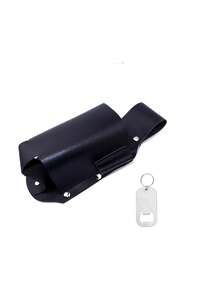 Leather Belt Bottle Cover (Excluding Bottles), Hiking Leather Beer Cover, Waist Hanging Storage Leather Cover, Bottle Protection Cover, Suitable For Outdoor Parties, Camping, Barbecue, Festivals - Multicolor - View 12