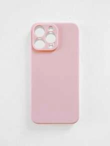 1pc 5 Colors Optional Solid Matte Phone Case Covers Unisex Minimalist All-Match Style Daily Versatile Black Beige Pink Blue Purple TPU Soft Shell Full Coverage Anti-Drop Compatible With IPhone Case,Compatible With IPhone17 /Compatible With IPhone17 Promax/Compatible With IPhone16 /Compatible With IPhone 15 /Compatible With IPhone 14 Pro Max Fast Shipping - Multicolor - View 77