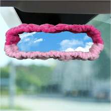 Funda de peluche suave para espejo retrovisor del coche, estampado de leopardo - ColorA - Ver 7