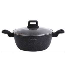 Garnek, Kolor Czarny-Marmurek, Ø24cm, 3,79L - View 7