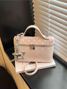 Women Top Handle Bags - Rose Gold - View 8