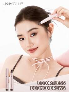 UNNY CLUB Pulpen Makeup Serbaguna, Pulpen Multifungsi 4-in-1, Efek Tahan Lama Alami, Ringan dan Halus, Tahan Air dan Keringat, Cocok untuk Pemula, 1 buah, Kosmetik Makeup Merek Ternama - 02 Cokelat yang kalem - View 10