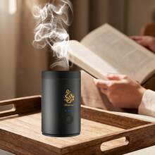 Charcoal Oud 2-In-1 Electric Incense Burner Power Display Portable Type-C Charging Bakhoor Burner For Car - Monochrome - View 6