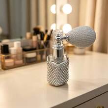 Botol Semprot Kaca Airbag Rhinestone untuk Perjalanan, Botol Isi Ulang Sampel Kosmetik Wewangian Portabel - View 10