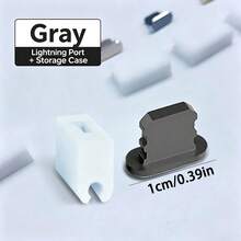 High-Gloss Metal Dust Plug Compatible With IPhone 13Pro/12 USB Charging Port, Matching Storage Design, Protects Tail Plug From Dust And Lint, Reduces Interface Wear, Compact And Portable, Does Not Interfere With Phone Case Use - Multicolor - View 13