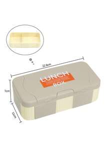 Large Capacity School Lunch Box, Rectangular Bento Box - Includes Fork And Spoon, Adult Lunch Box, Lunch Bag, Microwave , Airtight, Suitable For School, Back To School, Office Work, Camping - Multicolor - View 15